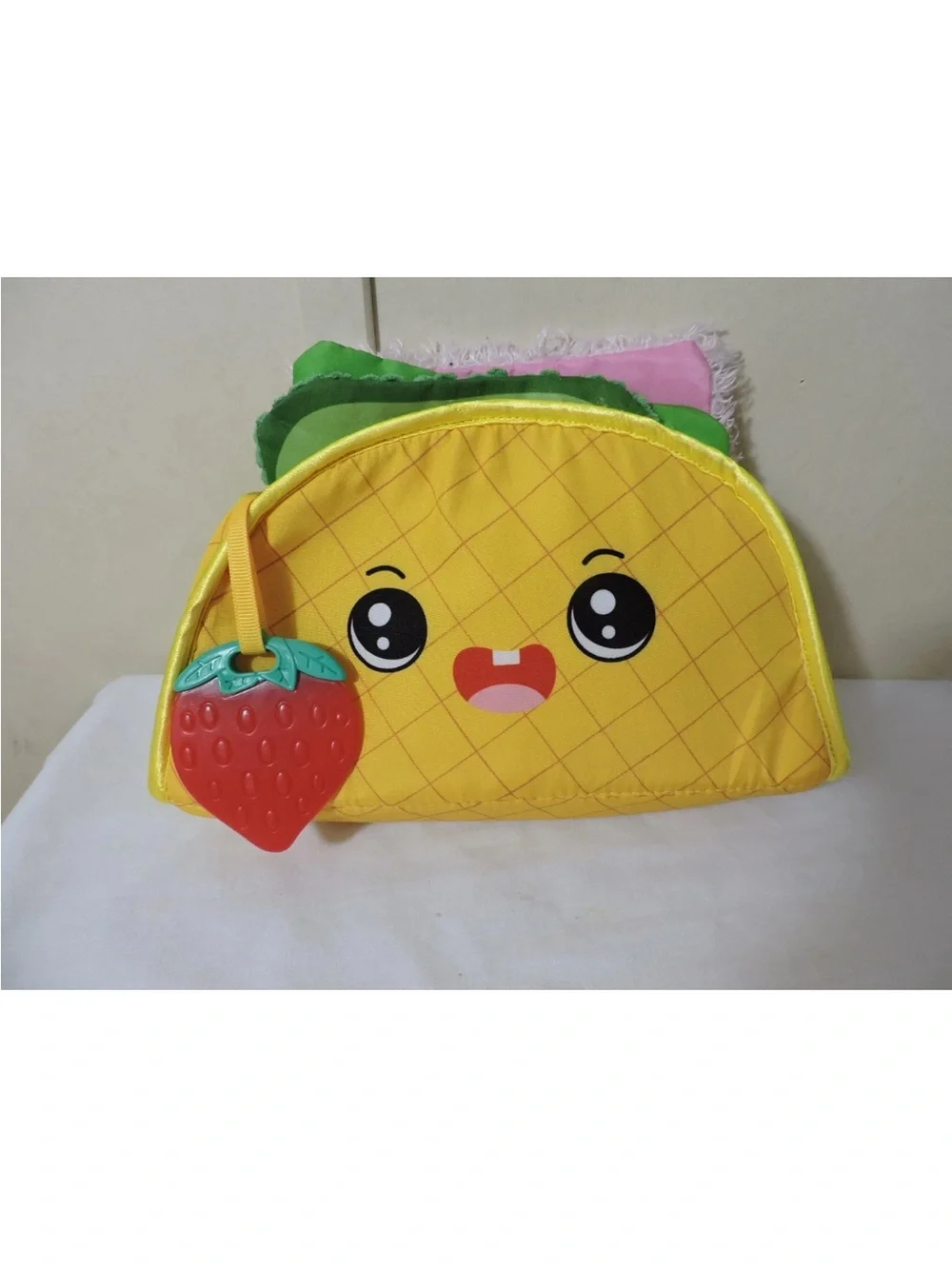 Baby Toy Soft Taco Fill & Spill Sensory Infant Toddler Crinkle Toy